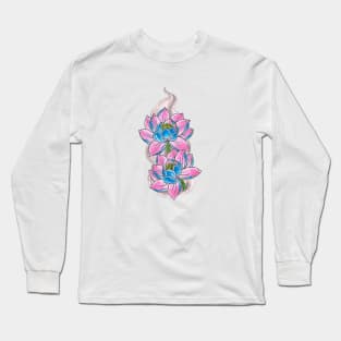 Lotus Tattoo Flower Long Sleeve T-Shirt